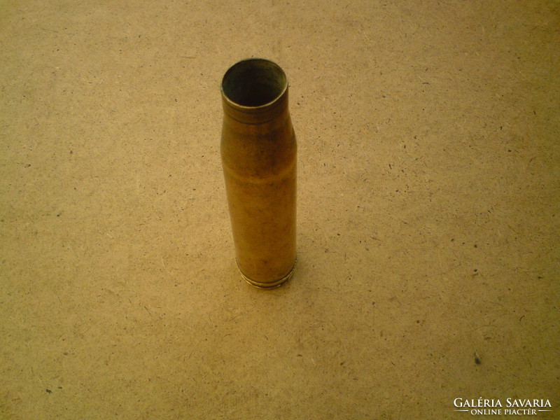 Régi réz  lőszerhüvely (töltényhüvely) 15 cm