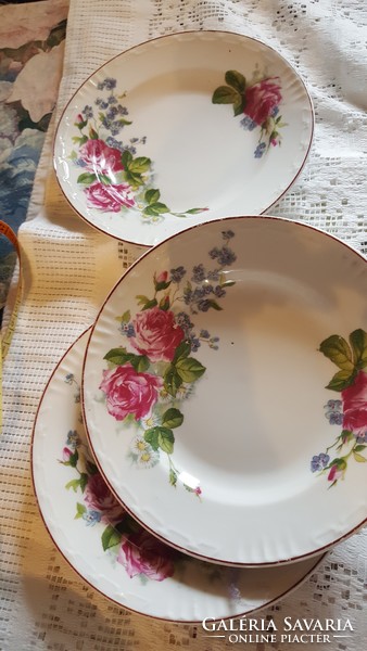 Floral wall plates - Czech? - The price is for 1 piece