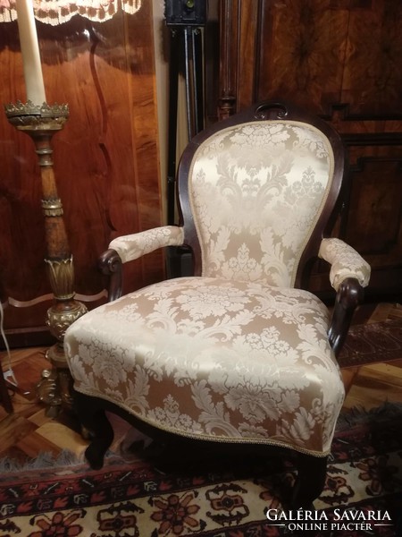 Antique comfortable TV armchair renovated