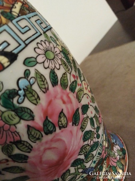 Antique, handmade, embossed Chinese vase