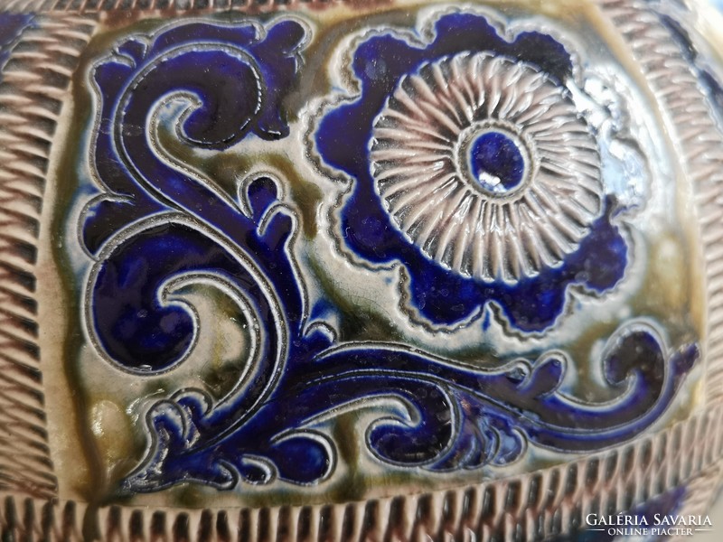 Marzi & Remy csodálatos Westerwald Keramik kobalt kék, kaspó, váza