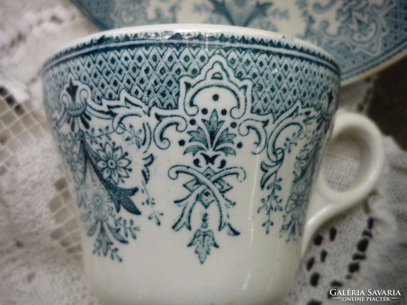 Antik, fajansz csésze - Villeroy&Boch