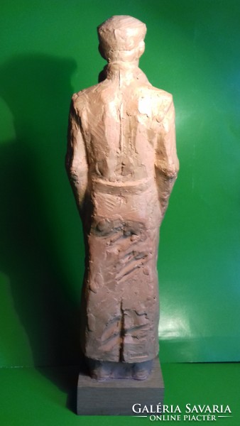 Béla Szakáts large terracotta ceramic male statue
