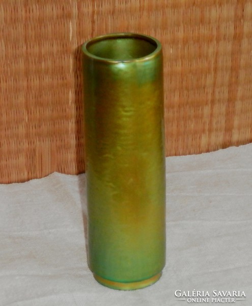Zsolnay eosin glazed vase