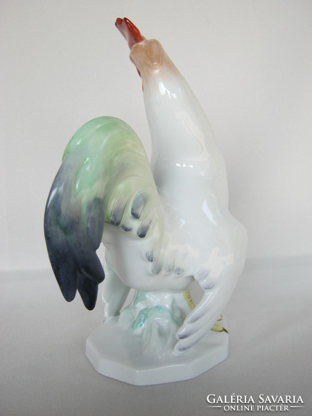 Herend porcelain large rooster