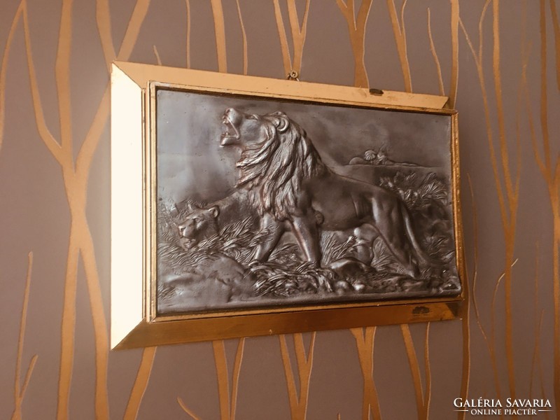 Lion scene (relief) relief.