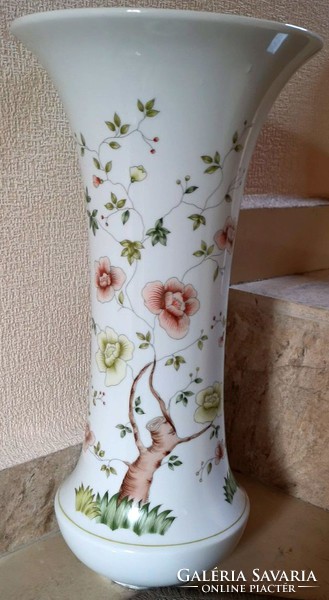 Hollóházi váza szecessziós japán mintával