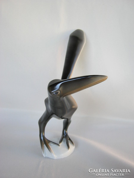 Ravenclaw porcelain art deco bird