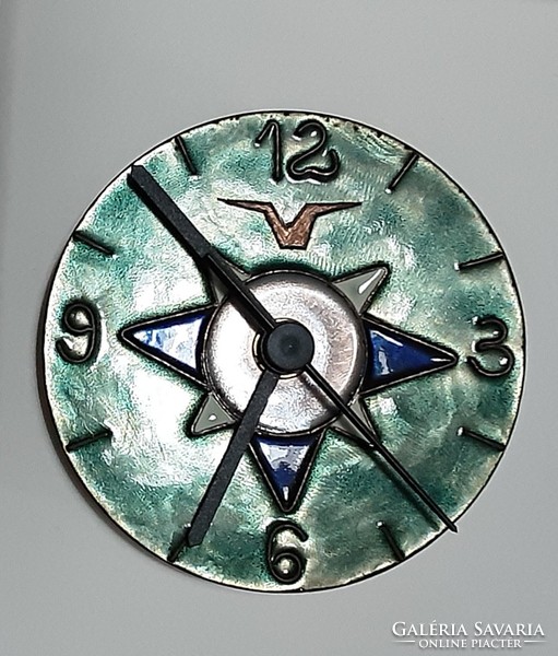 Hermle wall clock, glazed, in an extremely rare, functional, unique, decorative, original box