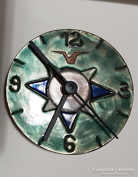 Hermle wall clock, glazed, in an extremely rare, functional, unique, decorative, original box