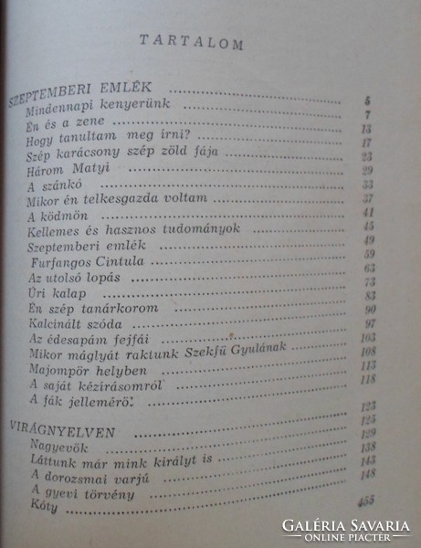 Móra Ferenc: A tápéi furfangosok I-II. (válogatott elbeszélések, Aranykönyvtár sorozat, 1962)