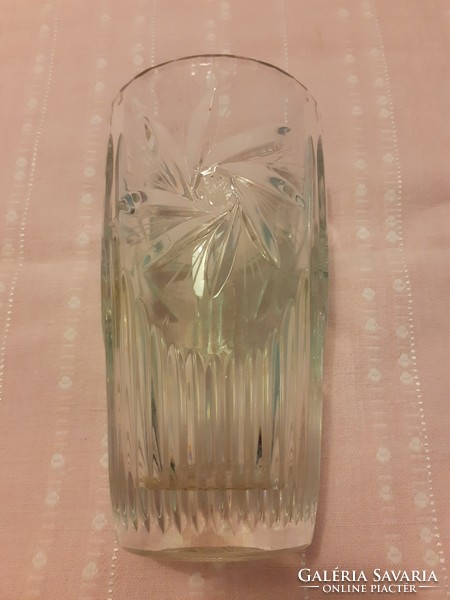 Ólomkristály váza  17,5 cm