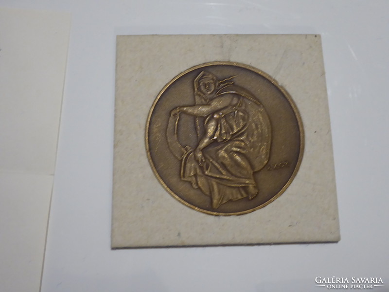 Kiss Nagy András 1930-1997 - Michelangelo bronz emlékérem