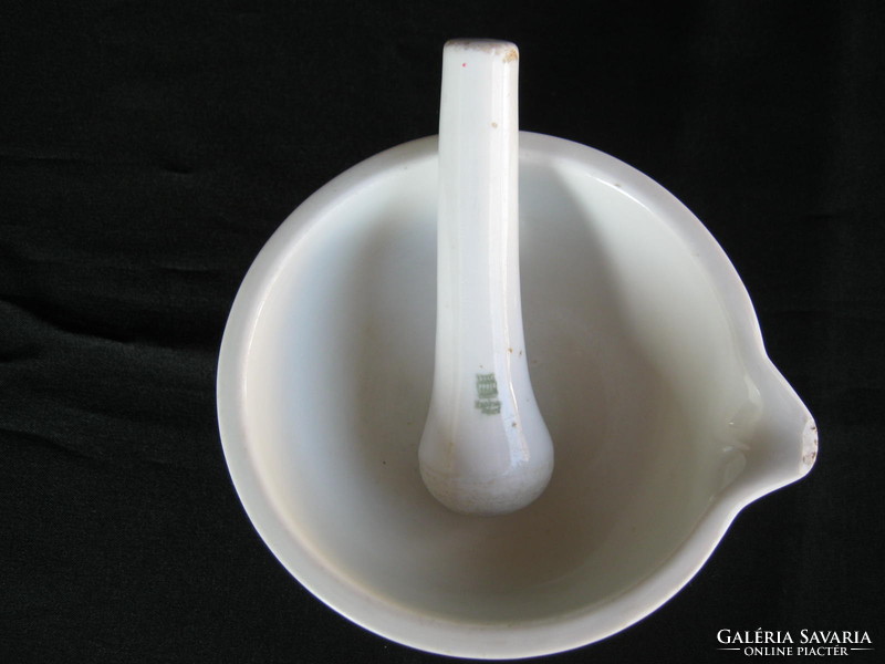 Zsolnay porcelain mortar and pestle