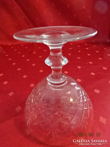 Glass cocktail with base, diameter 9.5 cm, height 11.5 cm. He has!