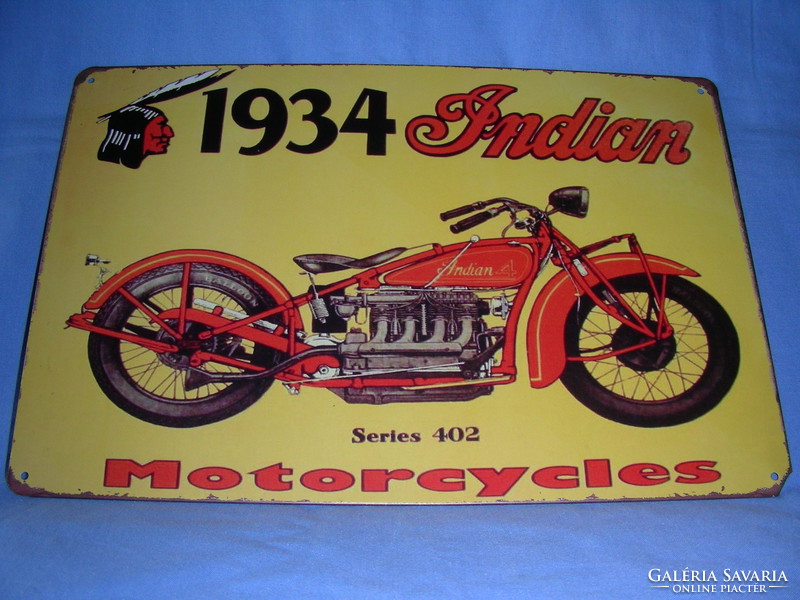 1934 Indian reklámtábla nem antik