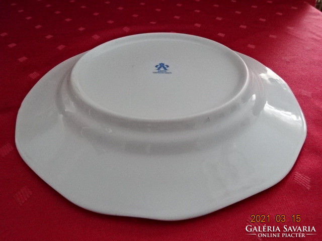 Porcelain flat plate marked Arpo, diameter 23 cm. He has!