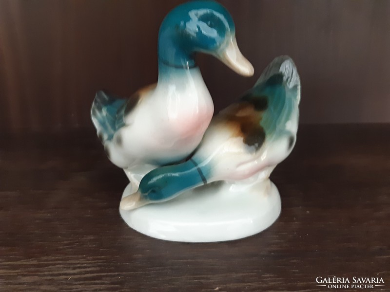 Porcelain figure, duck, bird, animal