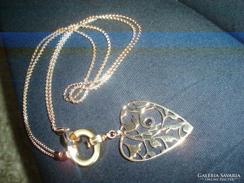 Vintage leonardo designer gold plated necklace
