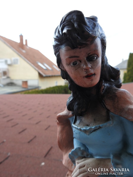 Heissner nyugat-német szobor - kültérrel is: Hófehérke - ritka, gyűjtői darab