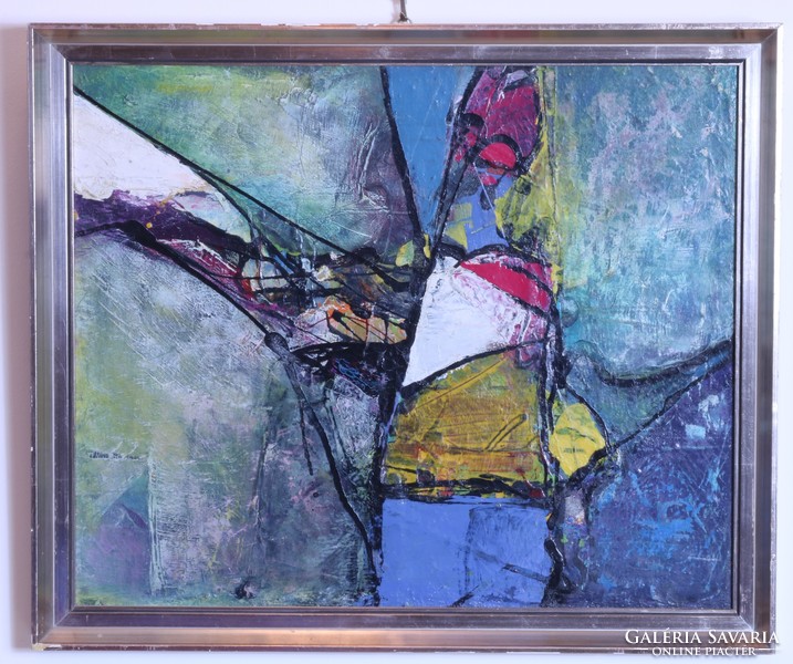 Unknown artist: abstract composition /1980s-1990s/