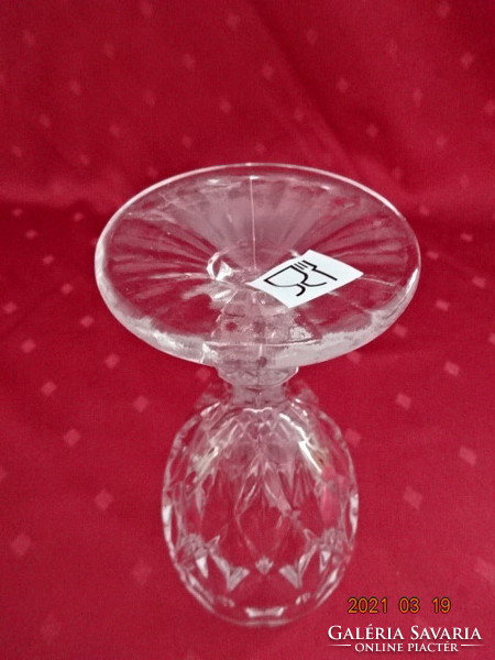 Crystal, cocktail, stemmed glass, diameter 8.5 cm. He has! Jokai.