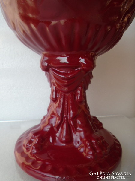 Zsolnay convex round-sealed goblet or cup on the xx. No. Large from the beginning