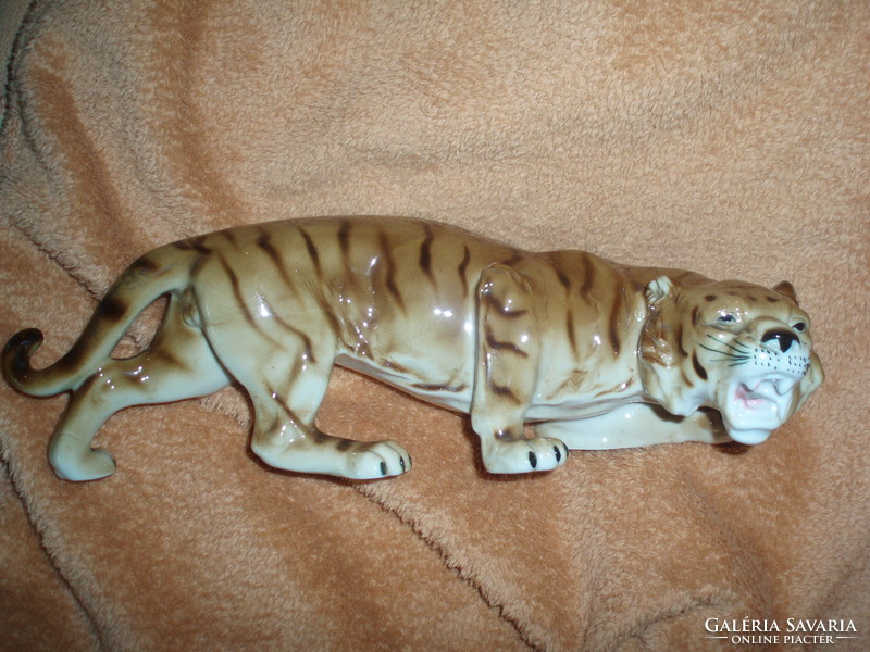 Vintage porcelán tigris