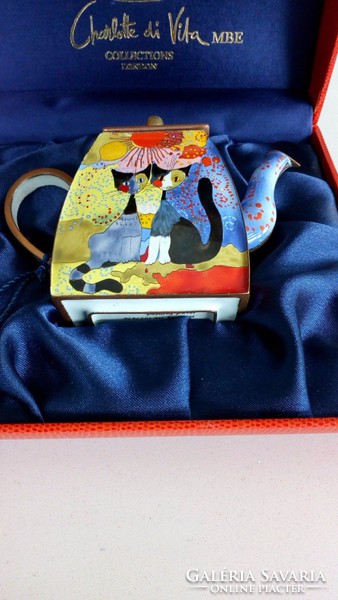 Goebel Rosina Wachtmeister teapot boxed with certificate 