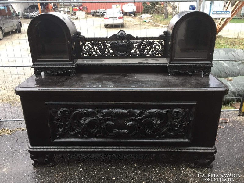 Neo-Renaissance large sideboard, part of a set