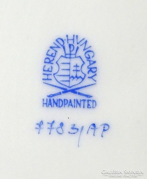 1D615 Apponyi mintás Herendi porcelán tálka 13.5 cm