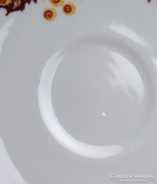 1D558 Retro hat személyes Zsolnay porcelán kávéskészlet