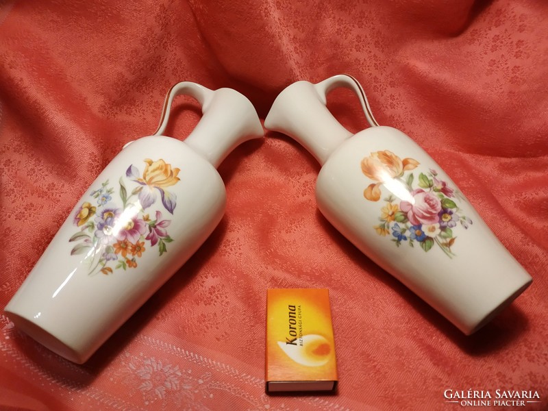 2 pcs. Porcelain pretty jug