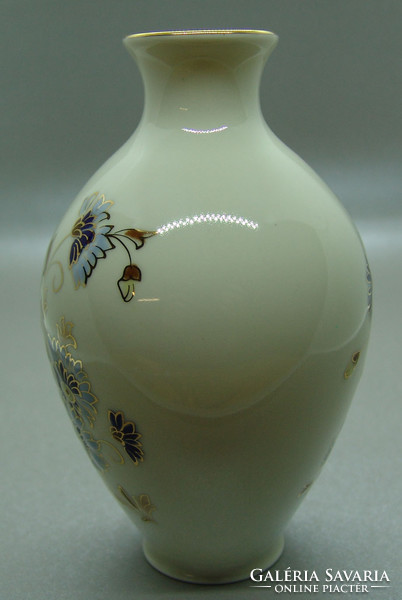 B351 Zsolnay virágmintás váza - hibátlan szép darab