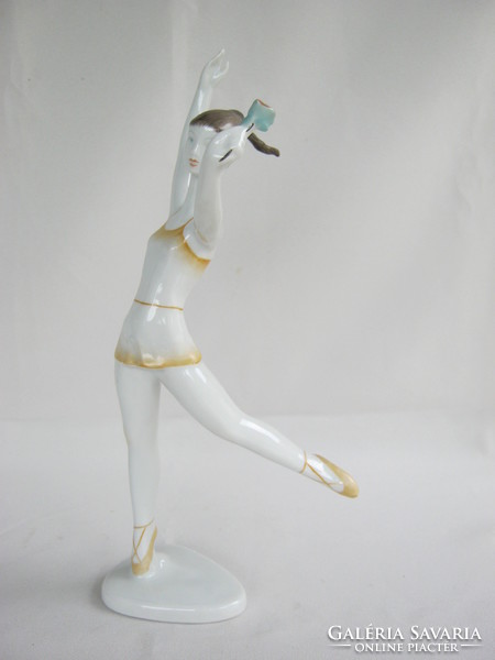 Raven house porcelain large size gymnast girl