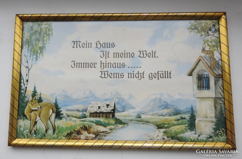Régi német nyelvű házi áldás
