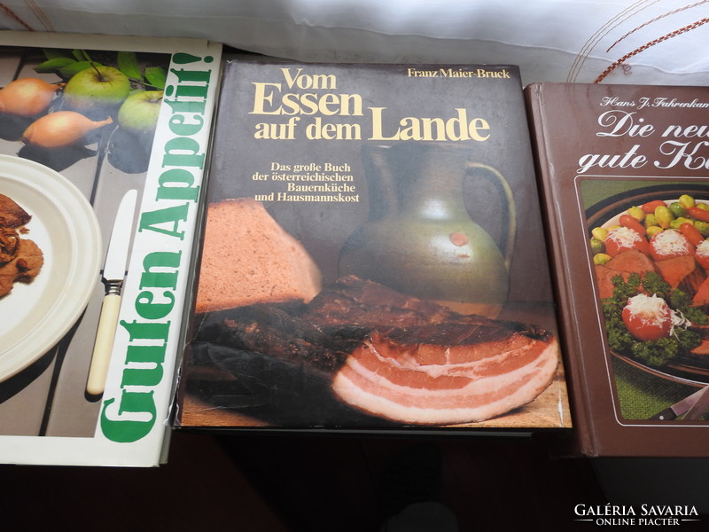 Német szakácskönyv DIE NEUE GUTE KÜCHE / VON ESSEN AUF DEM LANDE / GUTEN APPETIT!