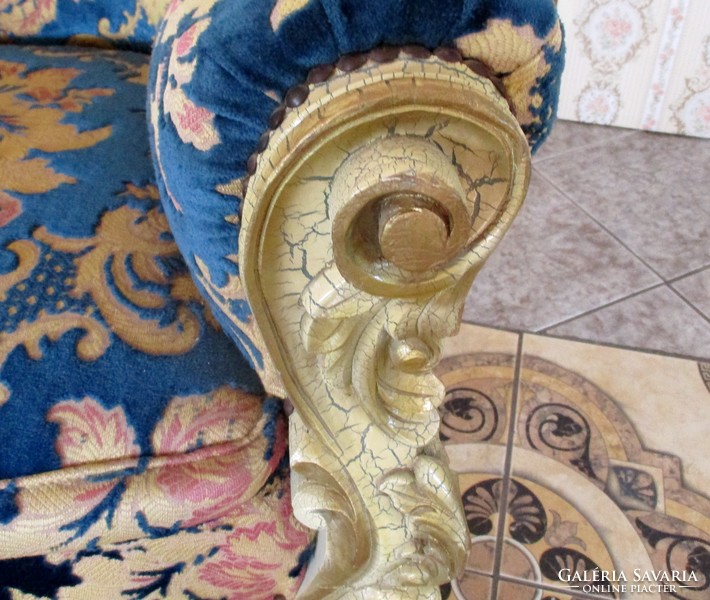 Gyönyörű antik velencei barokk szalongarnitúra