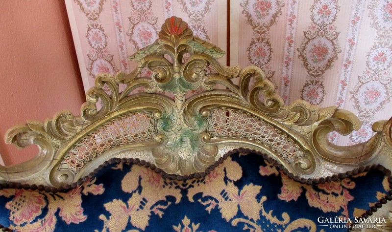 Gyönyörű antik velencei barokk szalongarnitúra