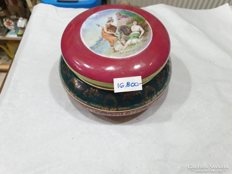 Régi csehszlovák porcelán bonbonier 