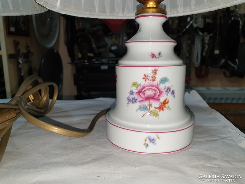 2db Ó-herendi porcelán lámpa 