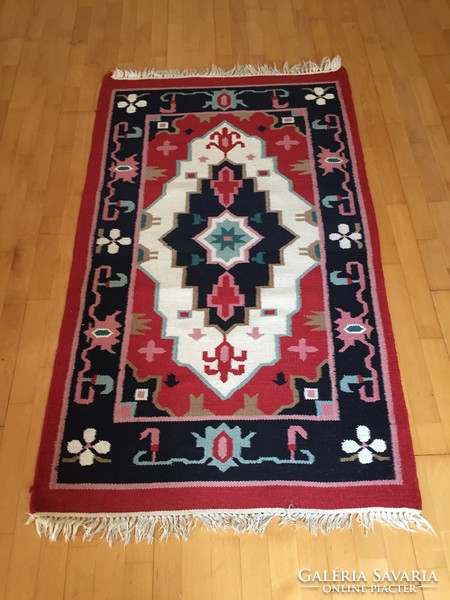 Gyönyörű színvilágú kilim szőnyeg, kelim faliszőnyeg 160*87cm