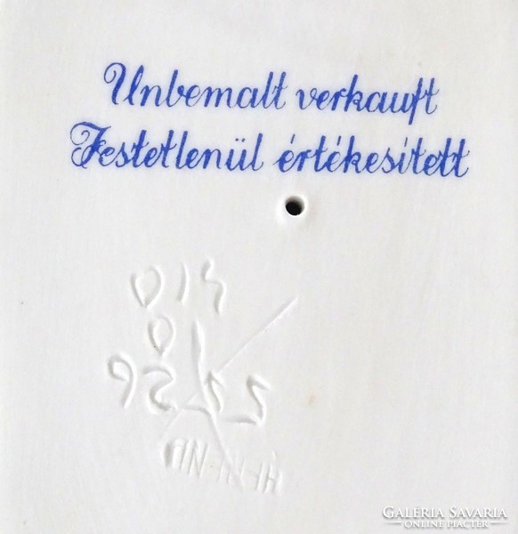 1D642 Hibátlan Herendi porcelán Hadik huszár 23 cm