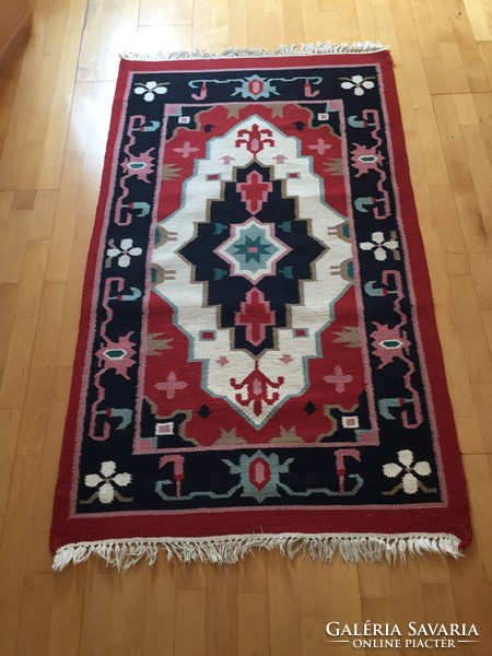 Gyönyörű színvilágú kilim szőnyeg, kelim faliszőnyeg 160*87cm