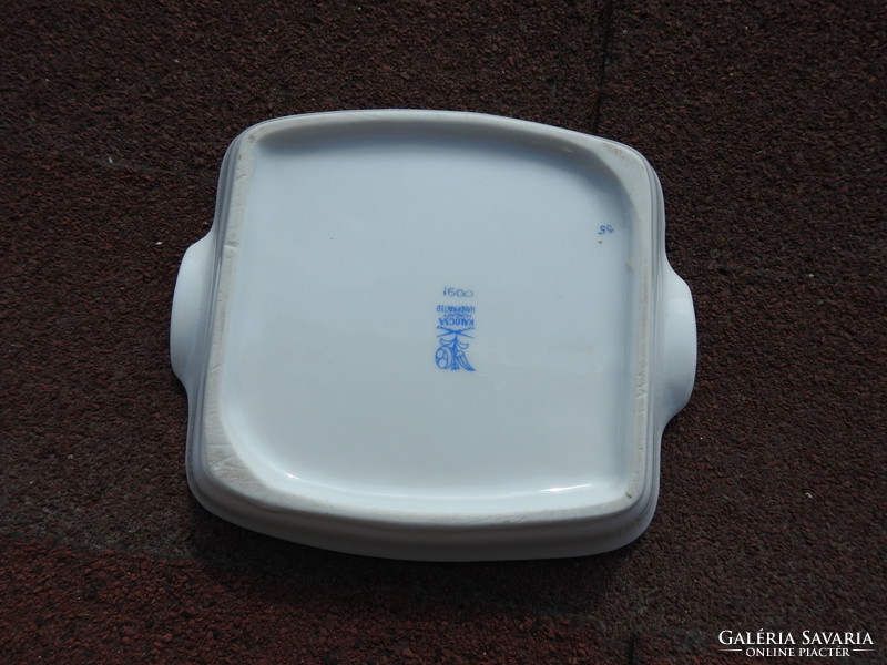 Kalocsa ashtray with Kalocsa pattern - hand painted