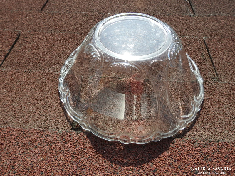 Antique secis glass deep bowl - bowl