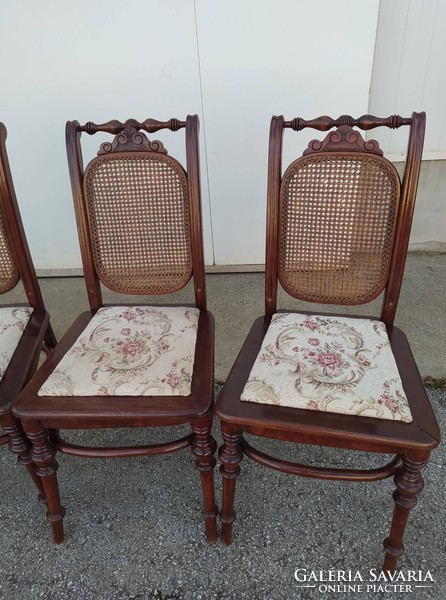 Ónémet nádazott, háttámlás székek a XX. század első fele