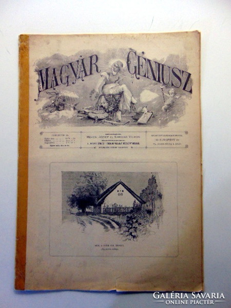 1892  /  MAGYAR GÉNIUSZ  /  Régi ÚJSÁGOK KÉPREGÉNYEK MAGAZINOK Ssz.:  18044