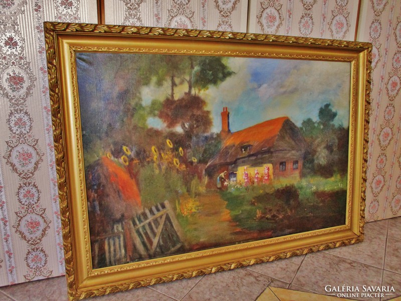 Nagyon szép nagyméretű Boemm Ritta festmény 137x95cm