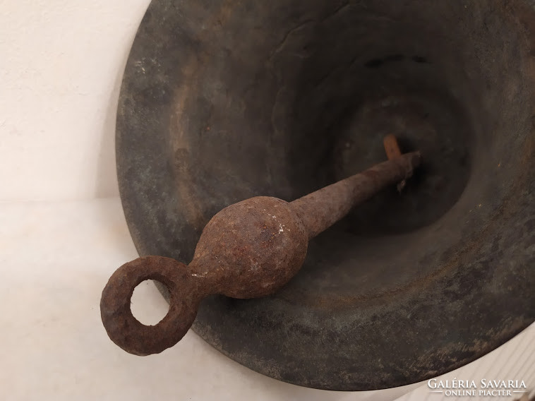 Antik nagy méretű nehéz bronz harang 6569